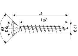 SPAX Wkręt do deski tarasowej kompozytowej